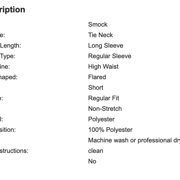 SHEIN Dalmatian Print Tie Neck Smock Dress Khaki - Picture 9 of 15